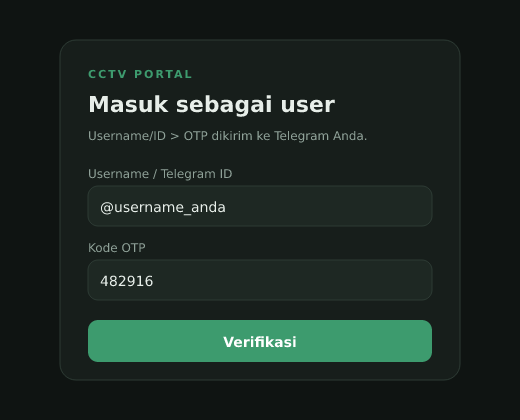 Halaman login portal